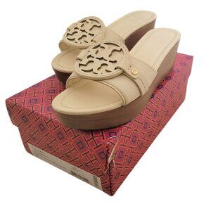 New In Box Tory Burch Madalena 70mm Wedge Slide